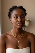 Collier double floral
