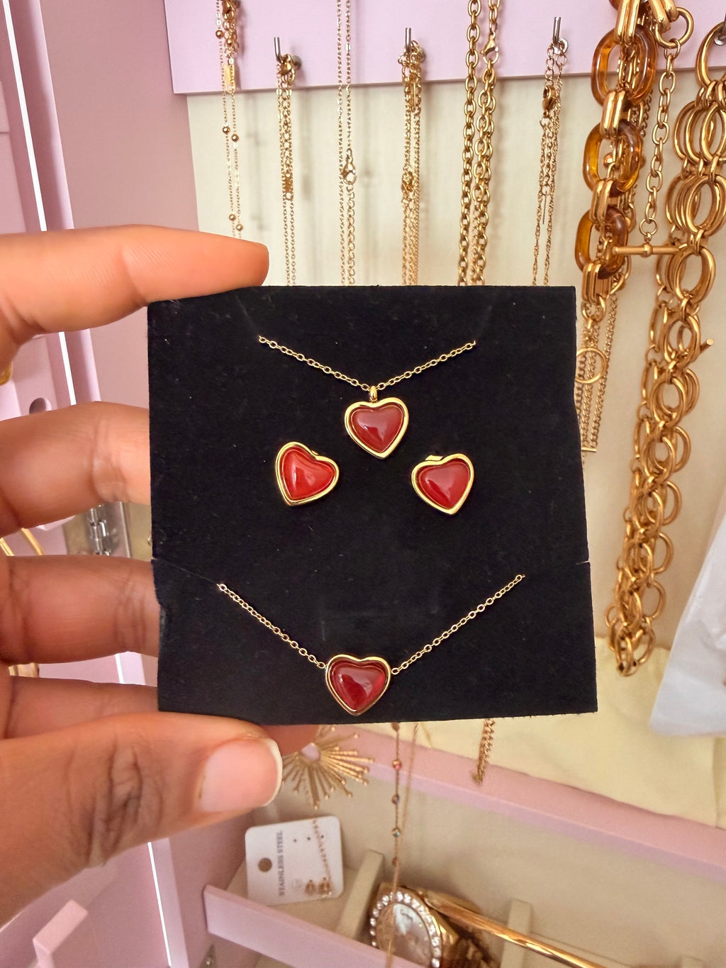 Ensemble Lova rouge