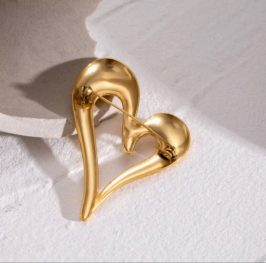 Broche cœur
