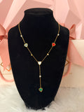 Collier coloré en Y